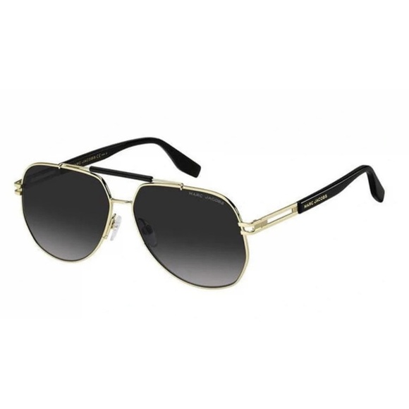 NWT Marc Jacobs Gold Aviator Sunglasses - Picture 1 of 2